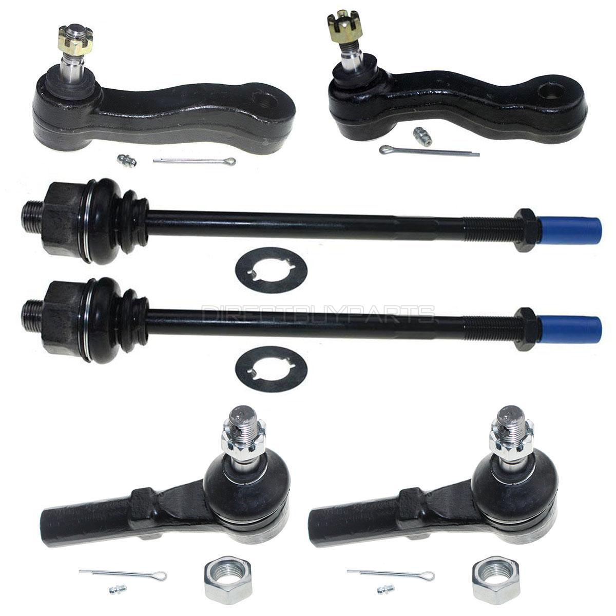6 Pcs Inner & Outer Tie Rod End Idler & Pitman Arms Kit for 2WD & 4WD eBay