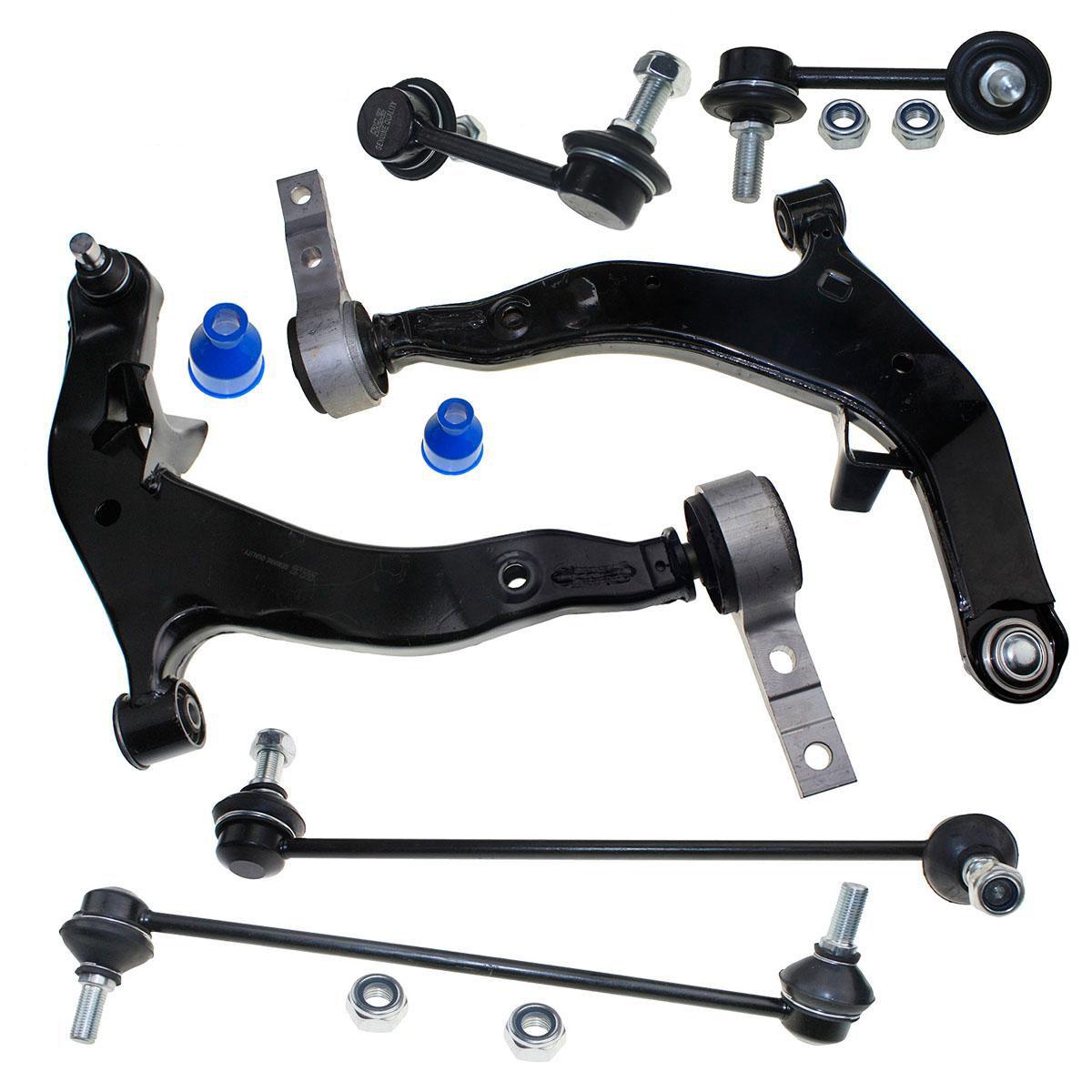 6pcs Suspension Control Arm Sway Bar Links Set for Nissan Murano 2003