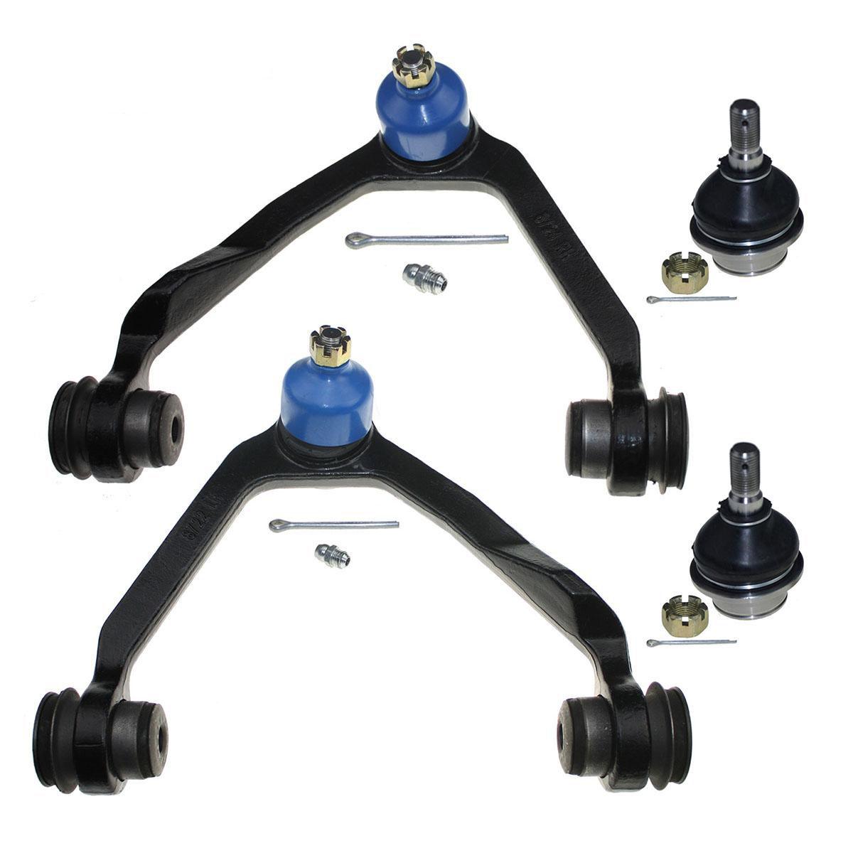 4 Pcs Suspension Upper Control Arm Ball Joint for 19972002 Ford