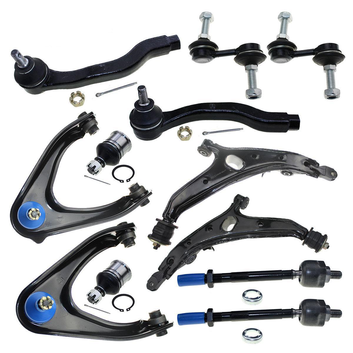 TUPARTS 8Piece Inner Tie Rod Ends Lower Ball Joints Outer Tie Rod Ends