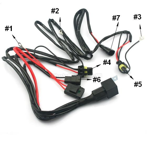 1x Xenon Hid Conversion Relay Harness Wire Kit For