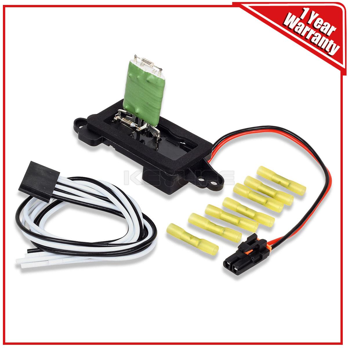 Image is loading HVAC-Blower-Motor-Resistor-w-Wire-Harness-For-