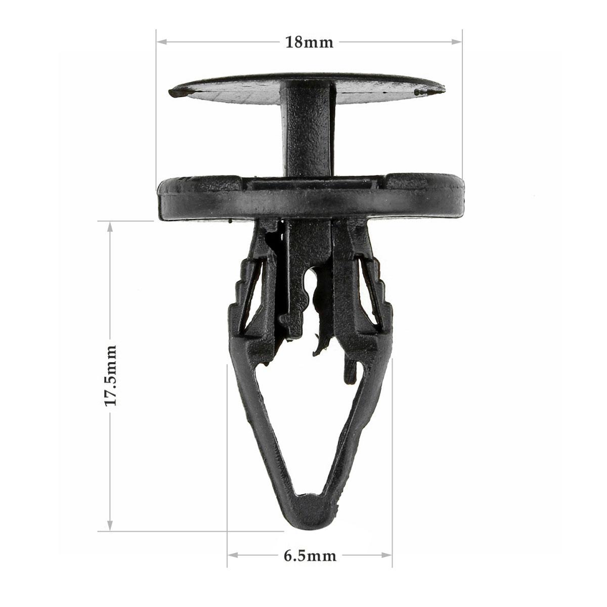 20x Nylon Front Fender Shields Bumper Clips Rivet Retainer