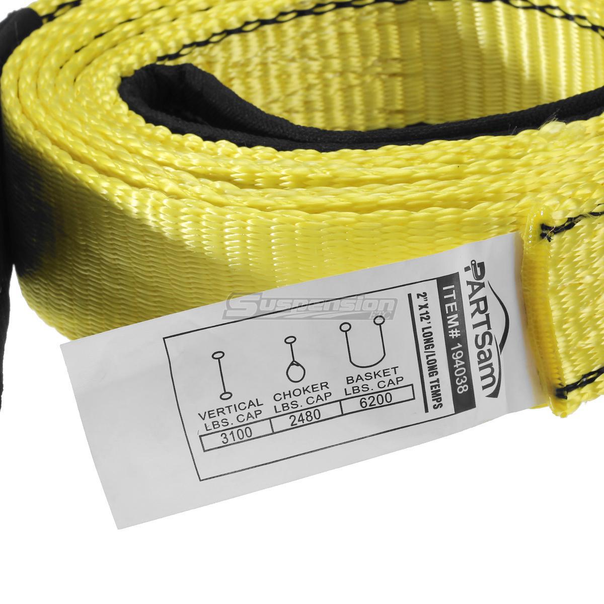 2PC Partsam Lift Sling Lift Straps (2\