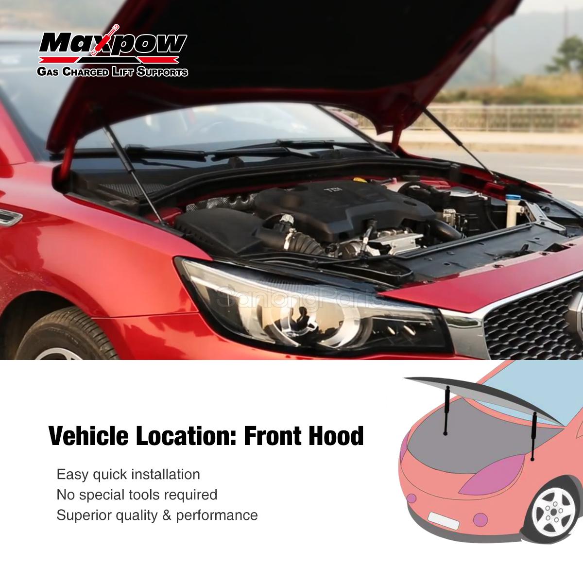 SET 2 Pieces Front Hood Lift Supports 1997 To 2001 Toyota Camry LiftNSupport