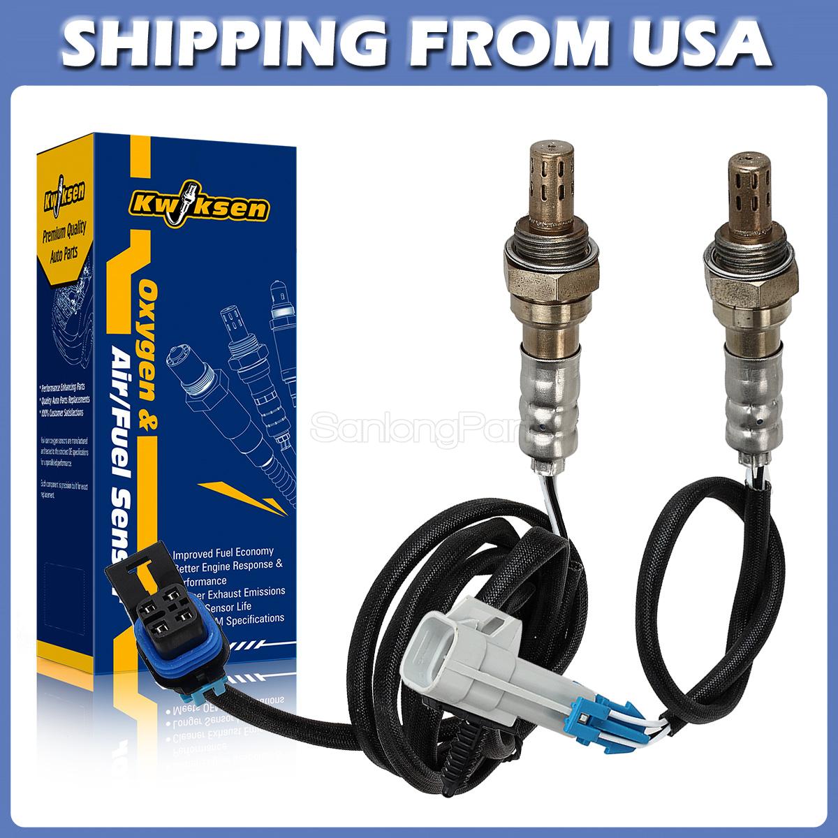 2pcs Upstream/& Downstream Oxygen Sensor O2 for 99 Chevy Malibu Pontiac Grand Am