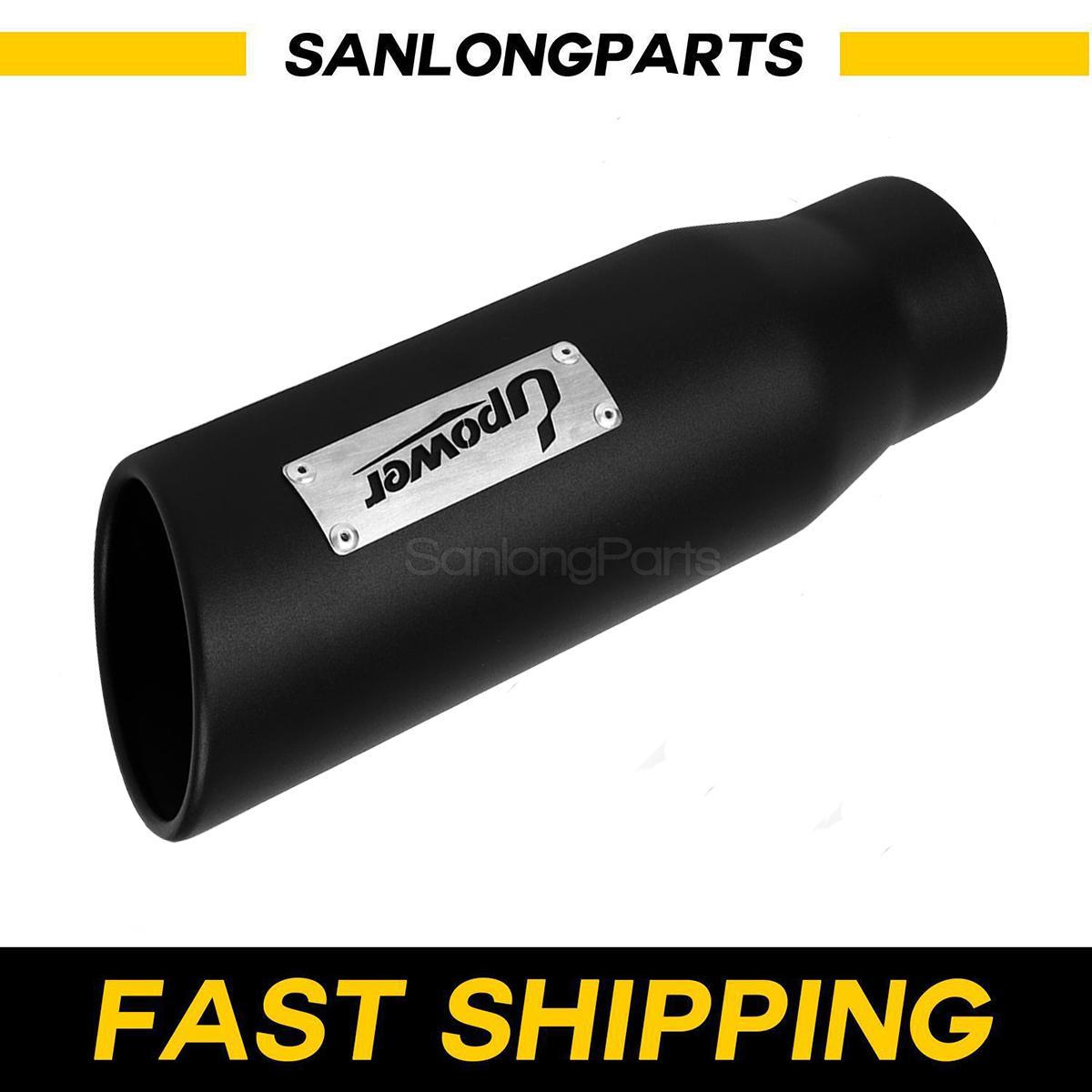 black exhaust tips 3 inlet 4 outlet