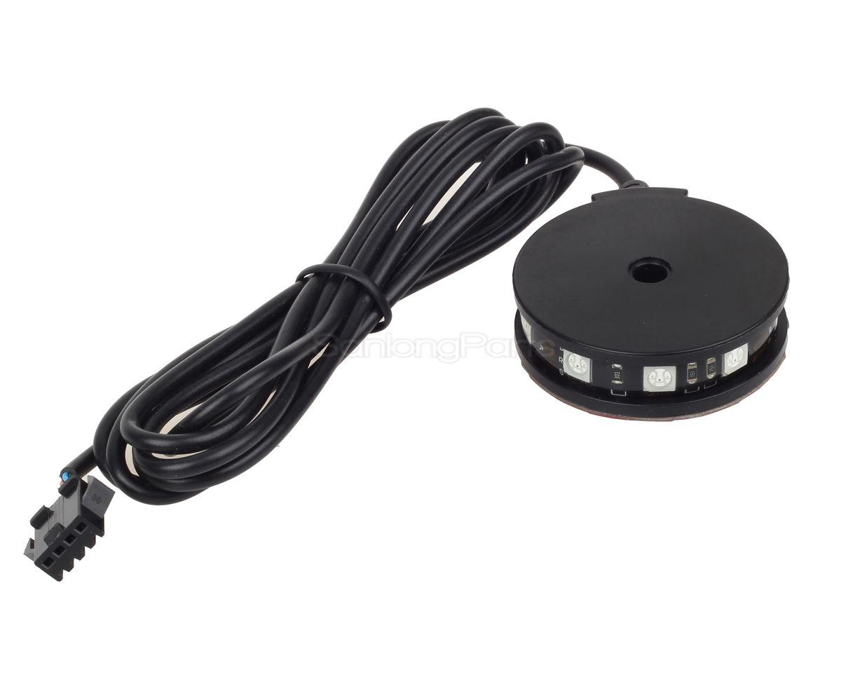 Motorcycles 2x RGB Multi Color Change 360 Circle DIY Wheel Hub POD Lighting