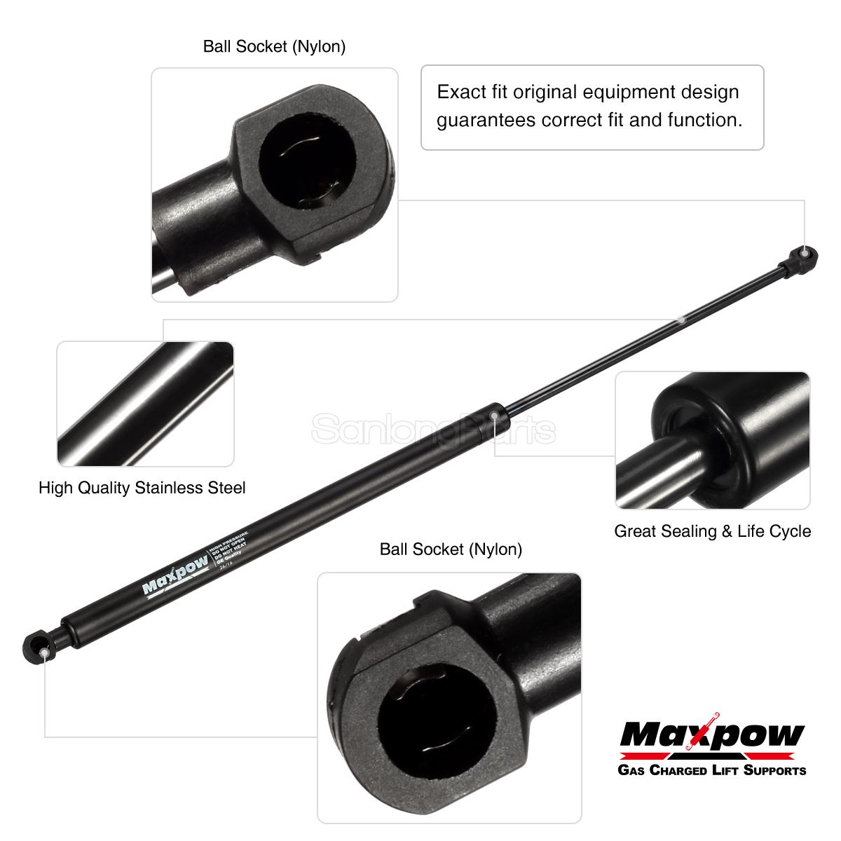 Qty 4 Hood /& Rear Trunk Lift Support Shocks Struts For 2004-2007 Nissan Maxima