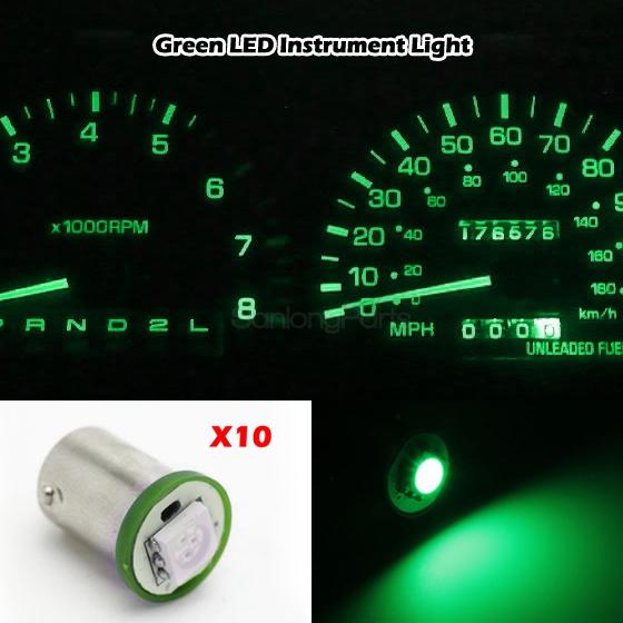 6 PCS For Ford 6000K Blue 12V LED Instrument Panel Bayonet 1815 Light Bulbs 1895