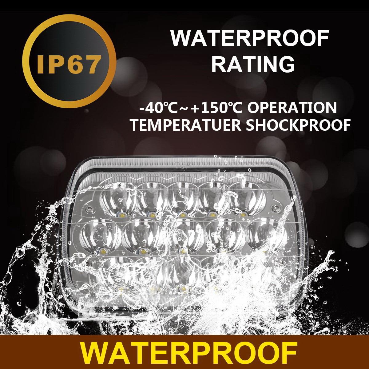 7x6 LED Cree Sealed Beam Headlight Headlamp for GMC Savana 3500 Pack2