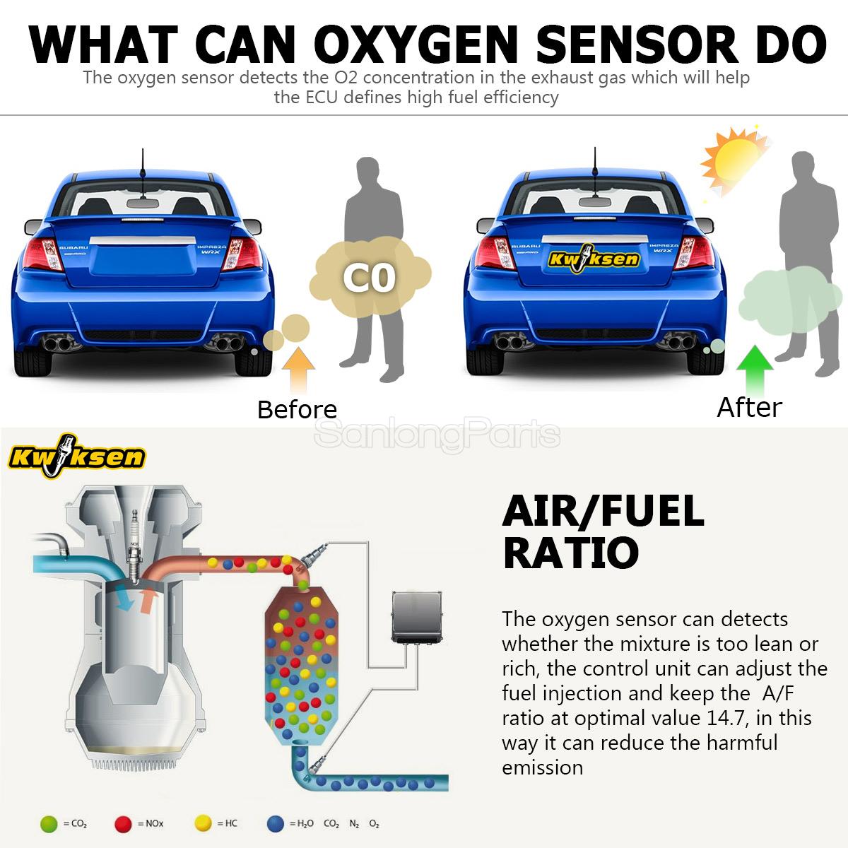 Oxygen Sensor 1 Bank 2 234-4854 For Hyundai Azera Sonata Kia Sedona 3.3L 3.8L