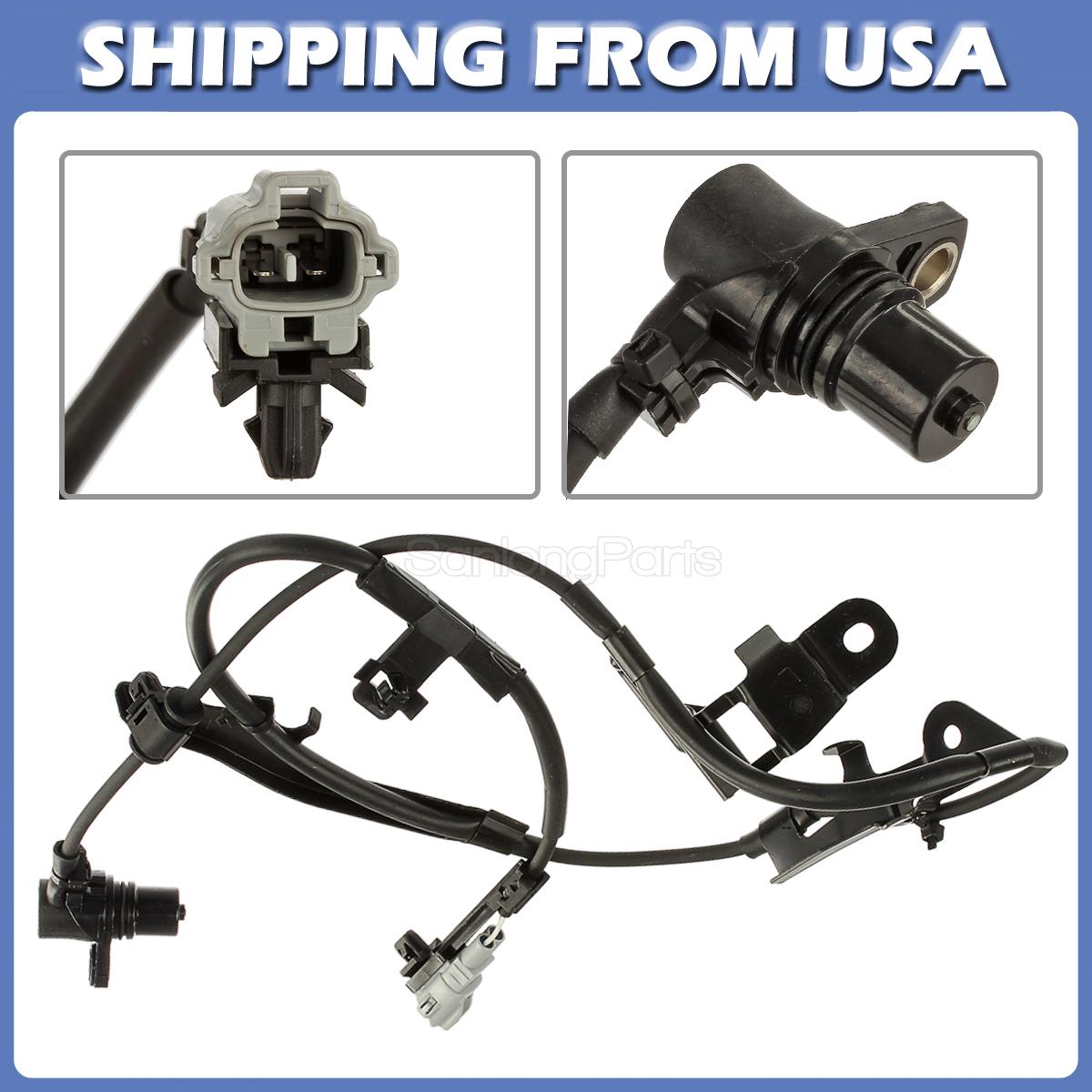AUTEX 1pc ABS Wheel Speed Sensor Front Right 89542-0C010 ALS667 5S6773 SU8273 compatible with Toyota Sequoia 2001 2002 2003 2004 2005 2006 2007//Toyota Tundra 2000 2001 2002 2003 2004 2005 2006