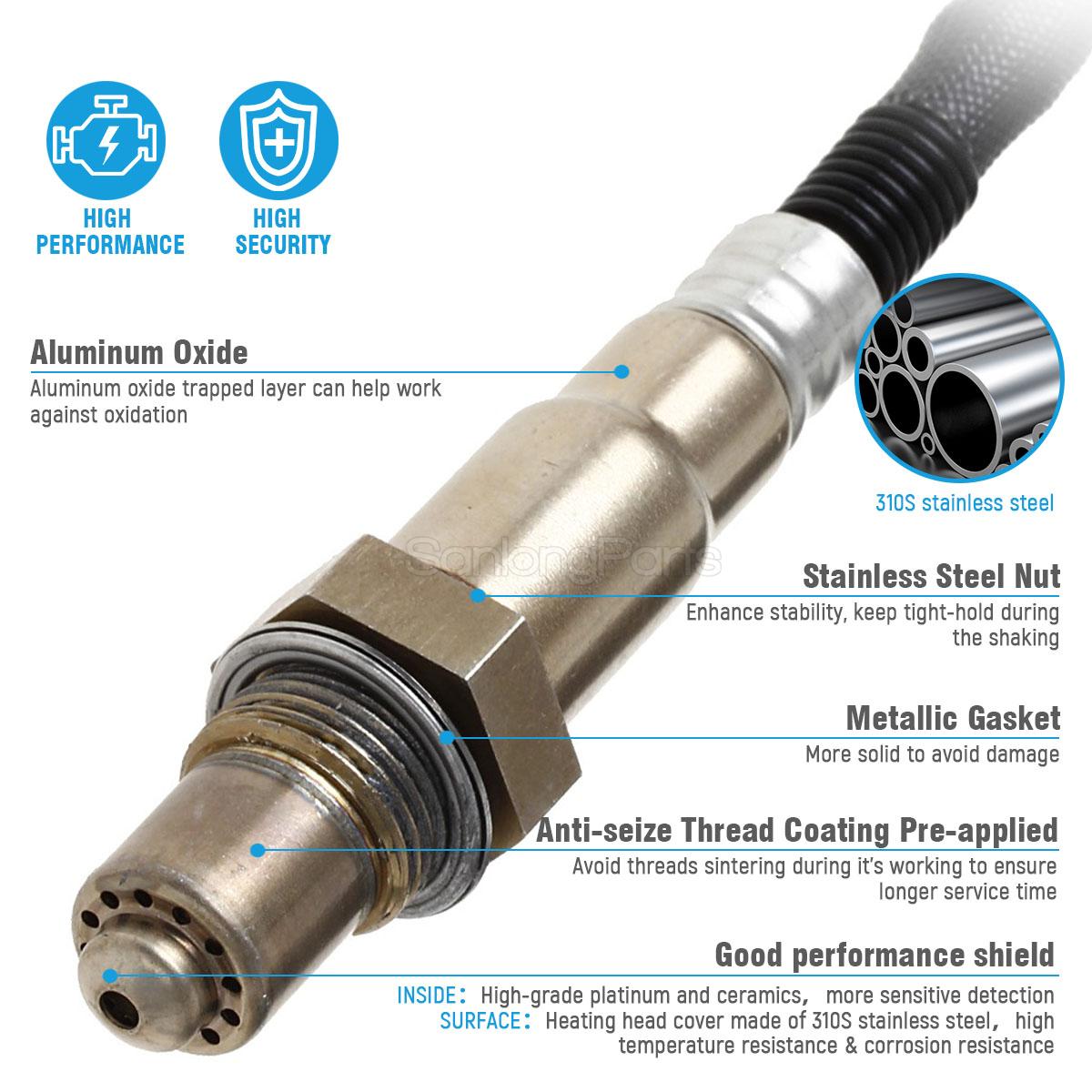 1x Downstream Oxygen O2 Sensor 2 for 2013 Hyundai Elantra Coupe GT 1.8L Exc Cali