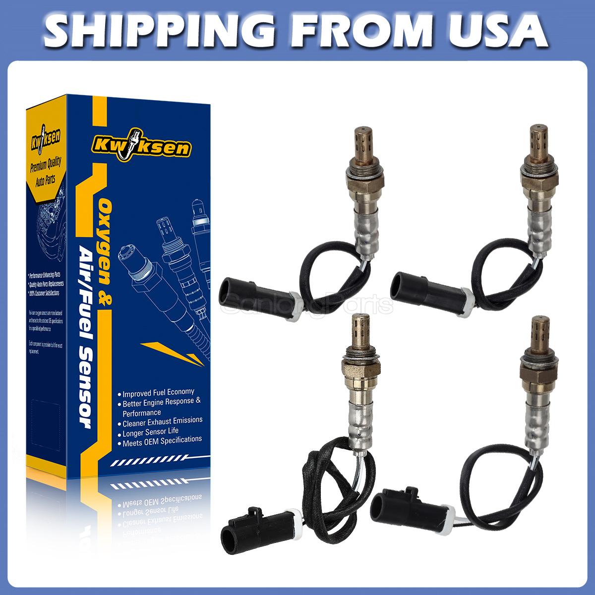 4pcs Oxygen O2 Sensor Upstream & Downstream For 1999-2003 Ford F-150