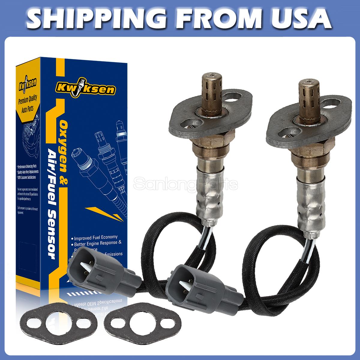 2pcs Air Fuel Ratio Oxygen Sensor Upstream/& Rear For 00-04 Toyota Tacoma 2.7L