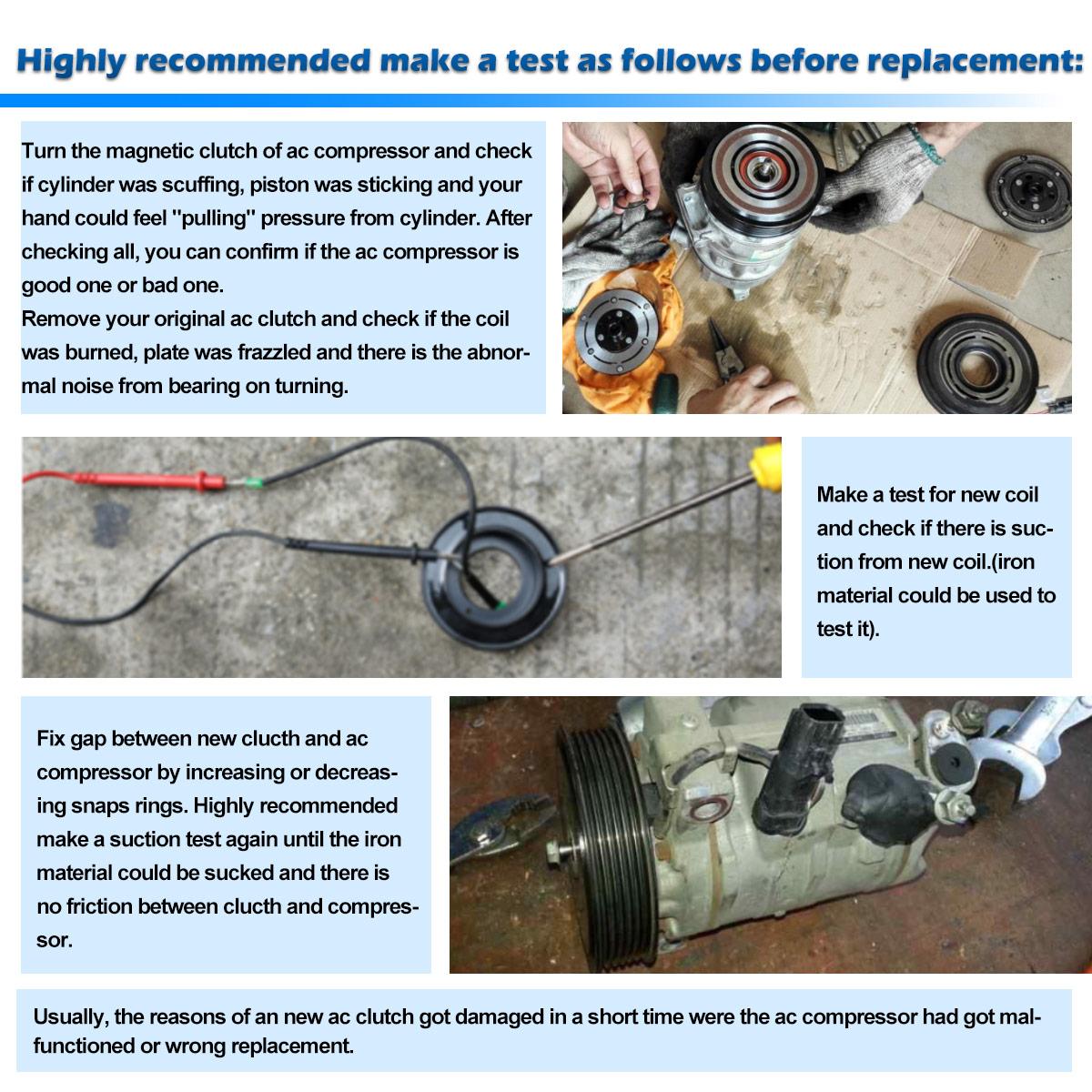 ac compressor pulley noise