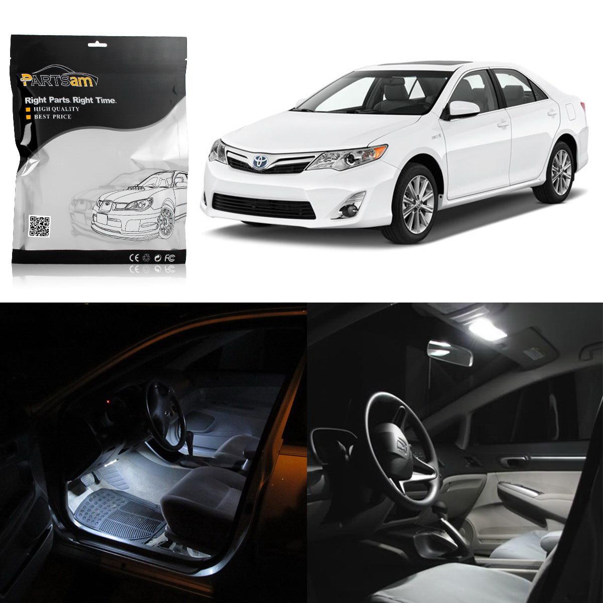 Details About 8x For Toyota Camry 2012 2013 2014 Interior White Led Lights Combo W O Sunroof