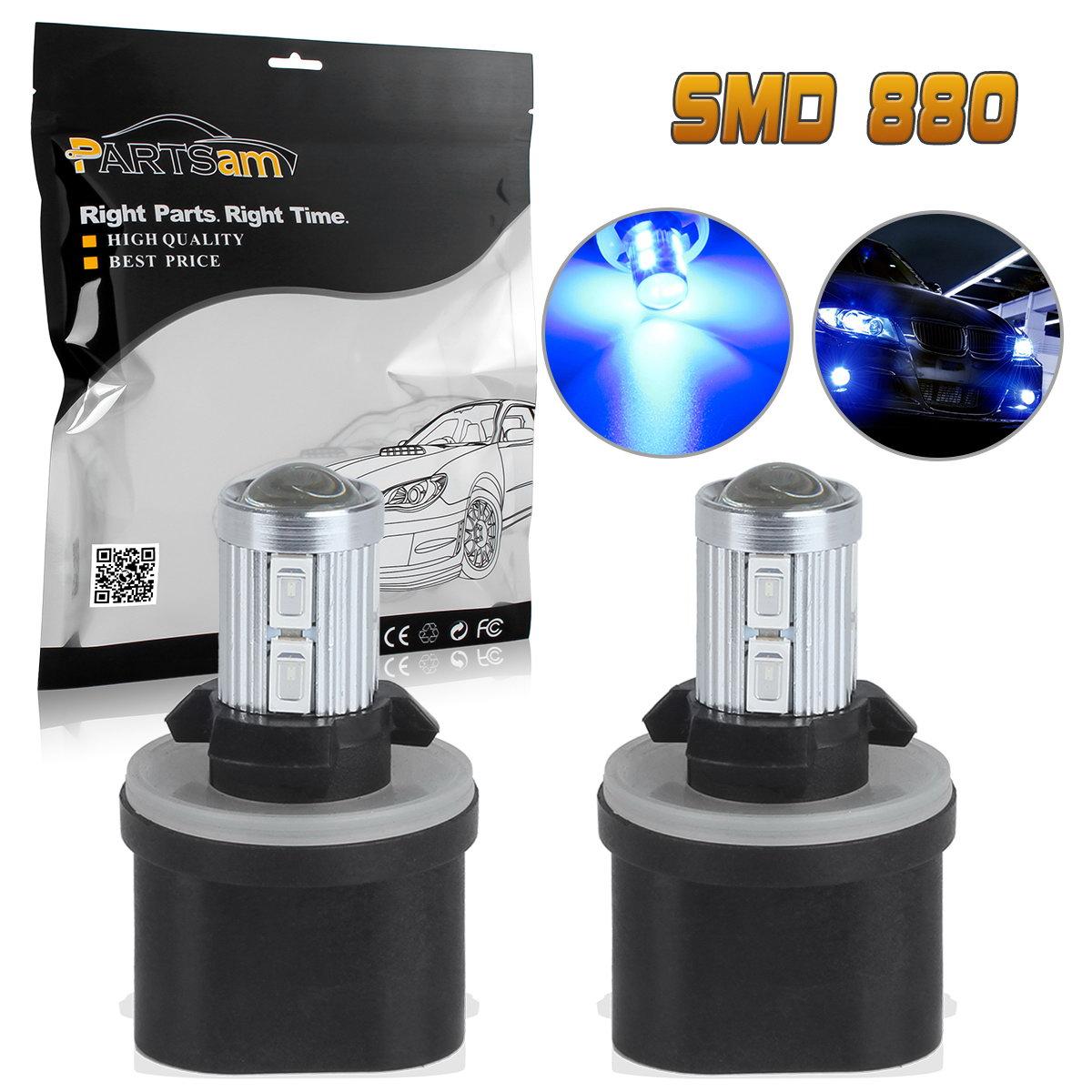 2x Super Blue 880 892 893 899 LED Fog Driving Light Foglight Bulb Lamp