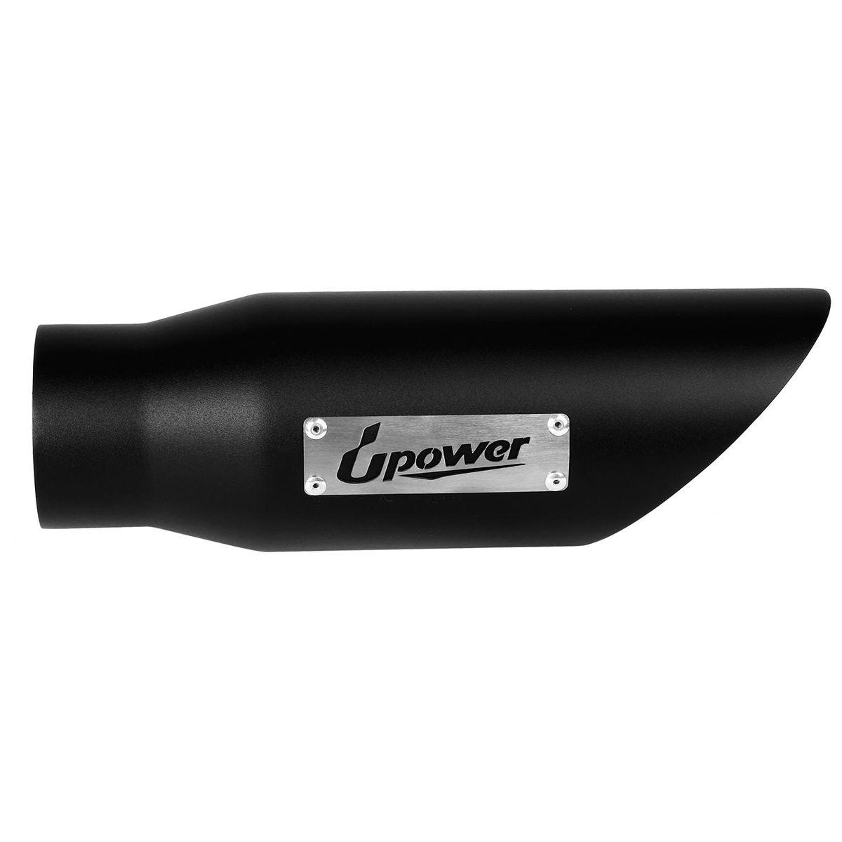 black exhaust tips 3 inlet 4 outlet