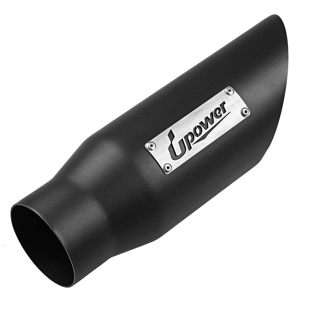 black exhaust tips 3 inlet 4 outlet