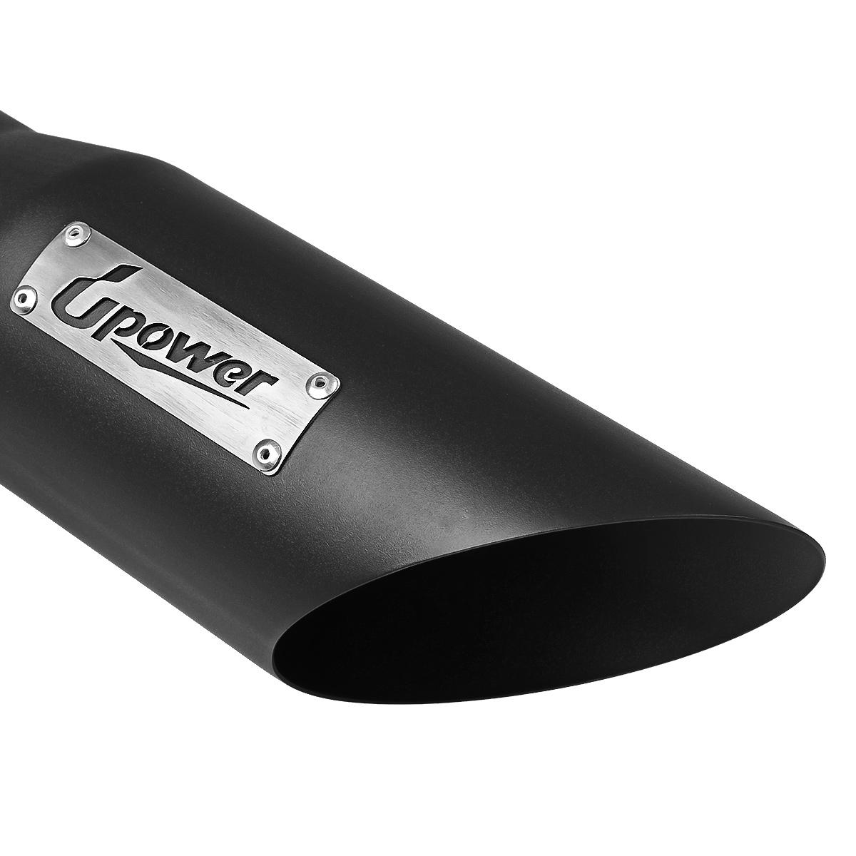 black exhaust tips 3 inlet 4 outlet