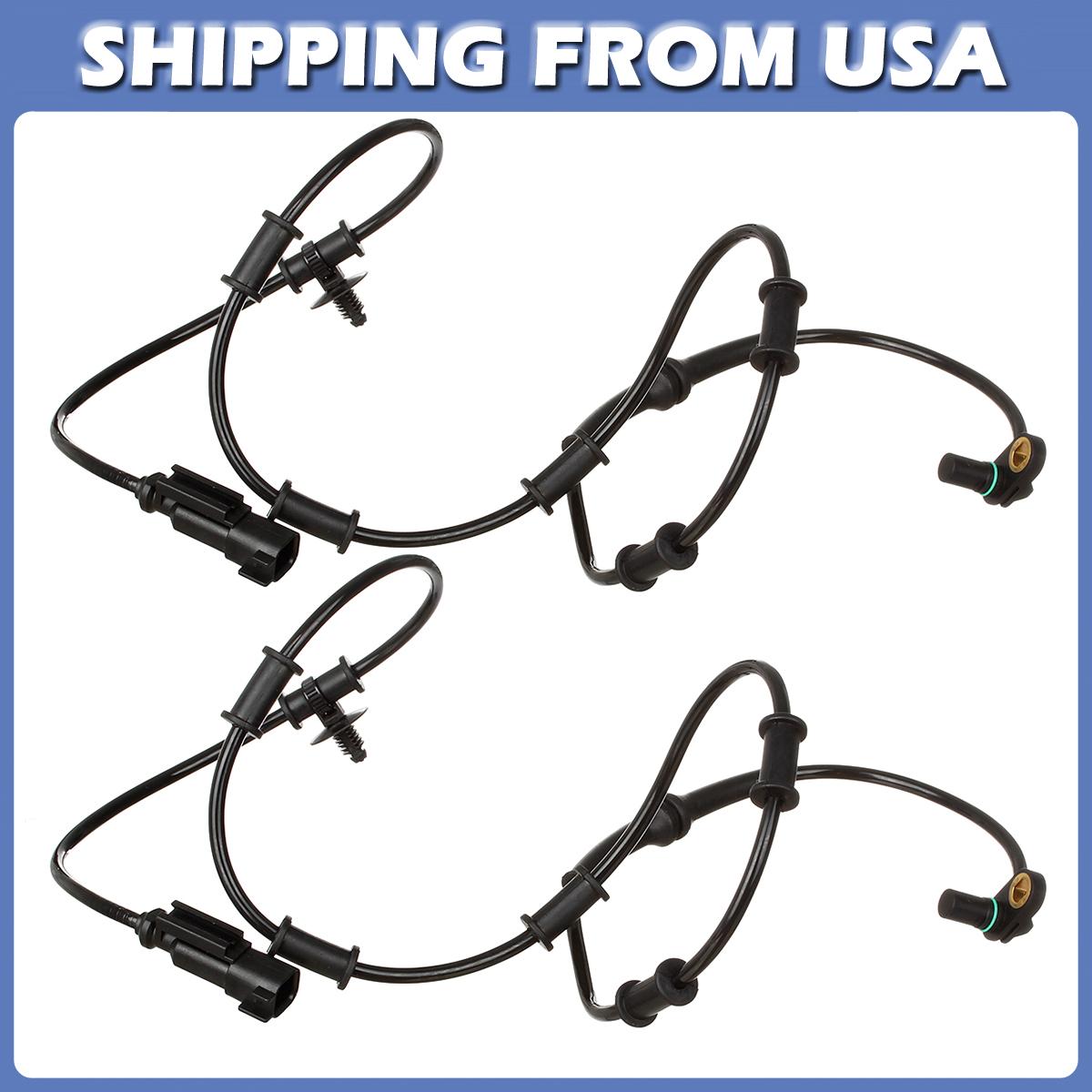 2pcs Front ABS Wheel Speed Sensor for Dodge Ram 1500/2500/3500 4WD