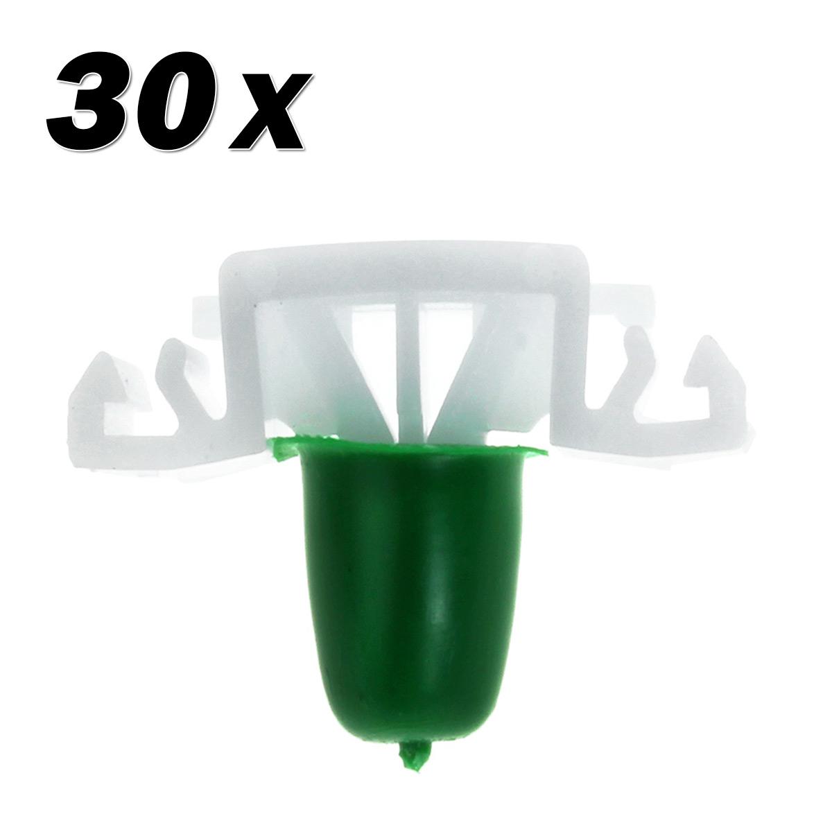 30pcs Nylon Door Moulding Exterior Trim Grill Clip for BMW 323Ci 318is 325Ci M3