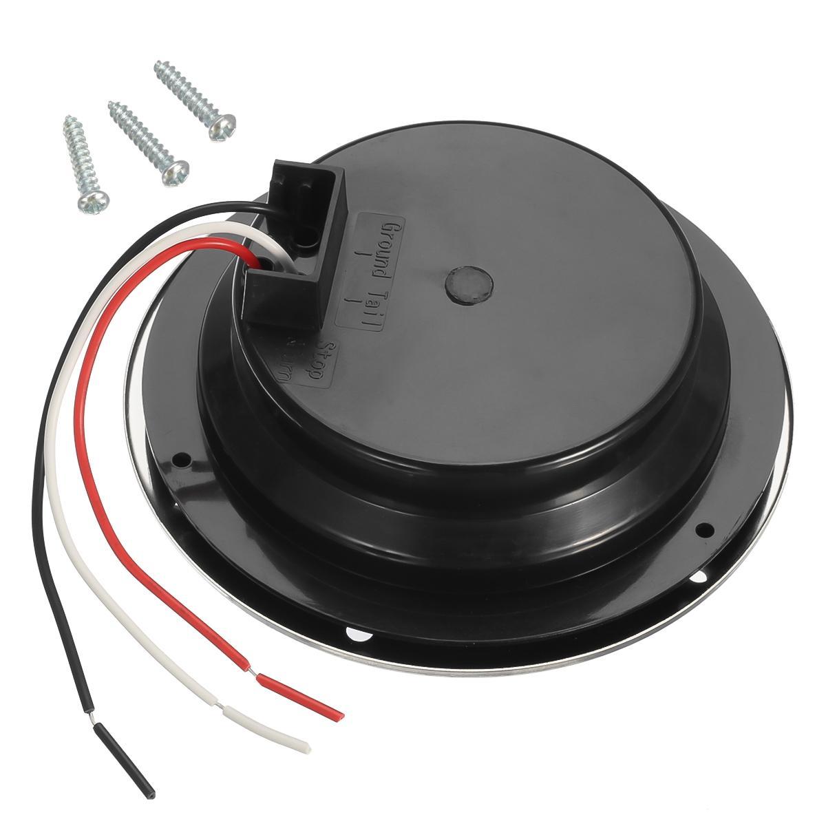 4 U0026quot Universal Amber Round 40led Stop Turn Tail Light W