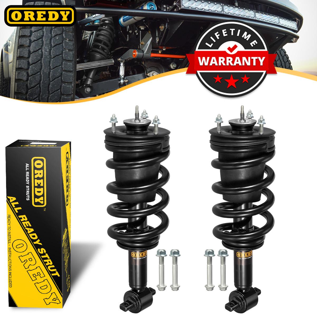 Pair 2 Complete Front Strut Assemblies For Chevrolet Silverado 1500 4WD