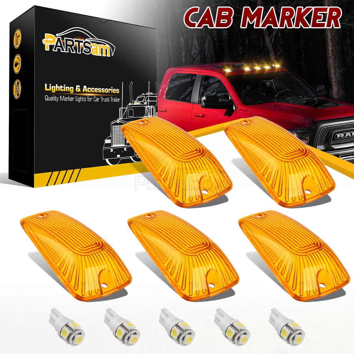 5x264159am CAB Roof Top Marker Amber Lights W/high Power 5730 LEDs for