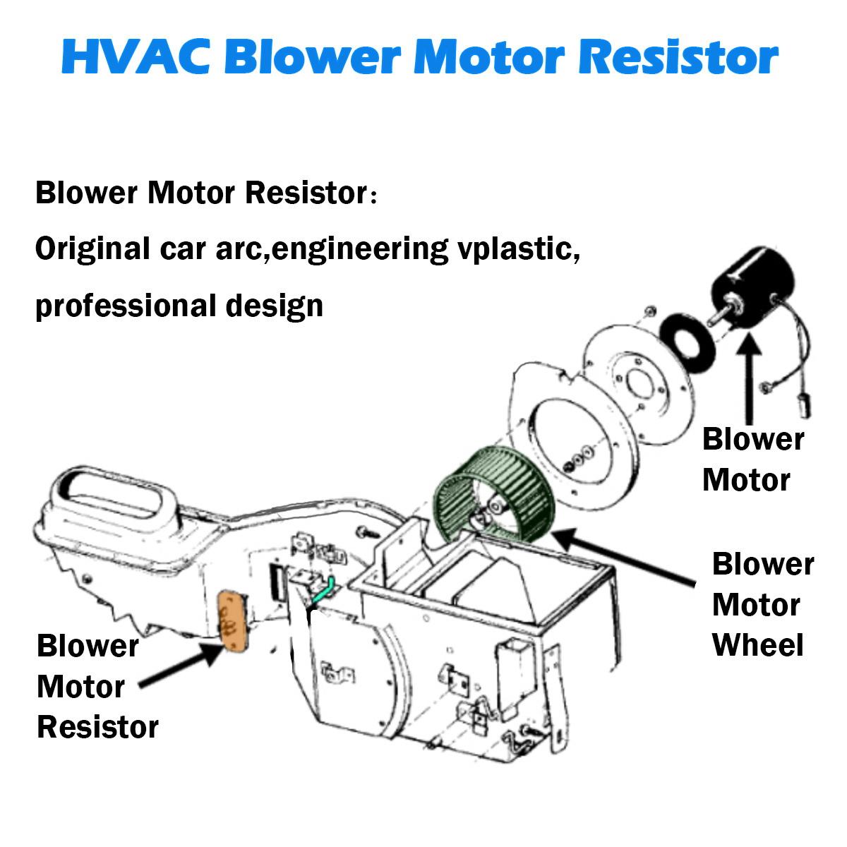 1pcs Blower Motor Resistor Regulator For 2003 2004 2005 Saab 9-3 93 90566802 New