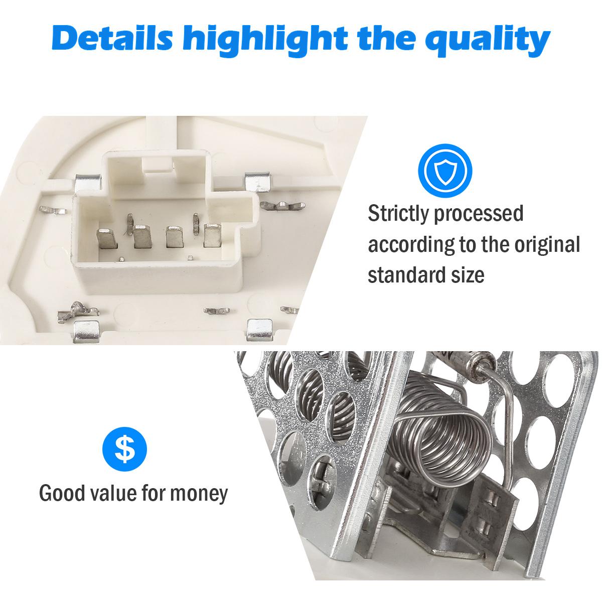 HVAC Blower Motor Resistor fits 1997 1998 1999 2000 2001 Jeep Cherokee