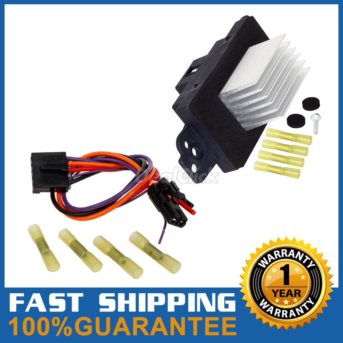 Image is loading Heater-Blower-Motor-Resistor-w-Plug-Harness-For-