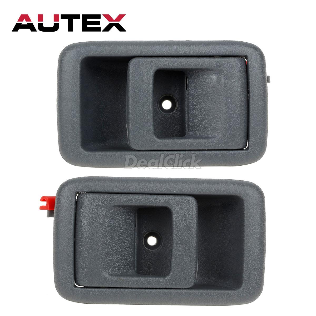 Details About 2x Gray Inside Front Rear Left Right Door Handle For Toyota Tacoma 4 Door 01 04