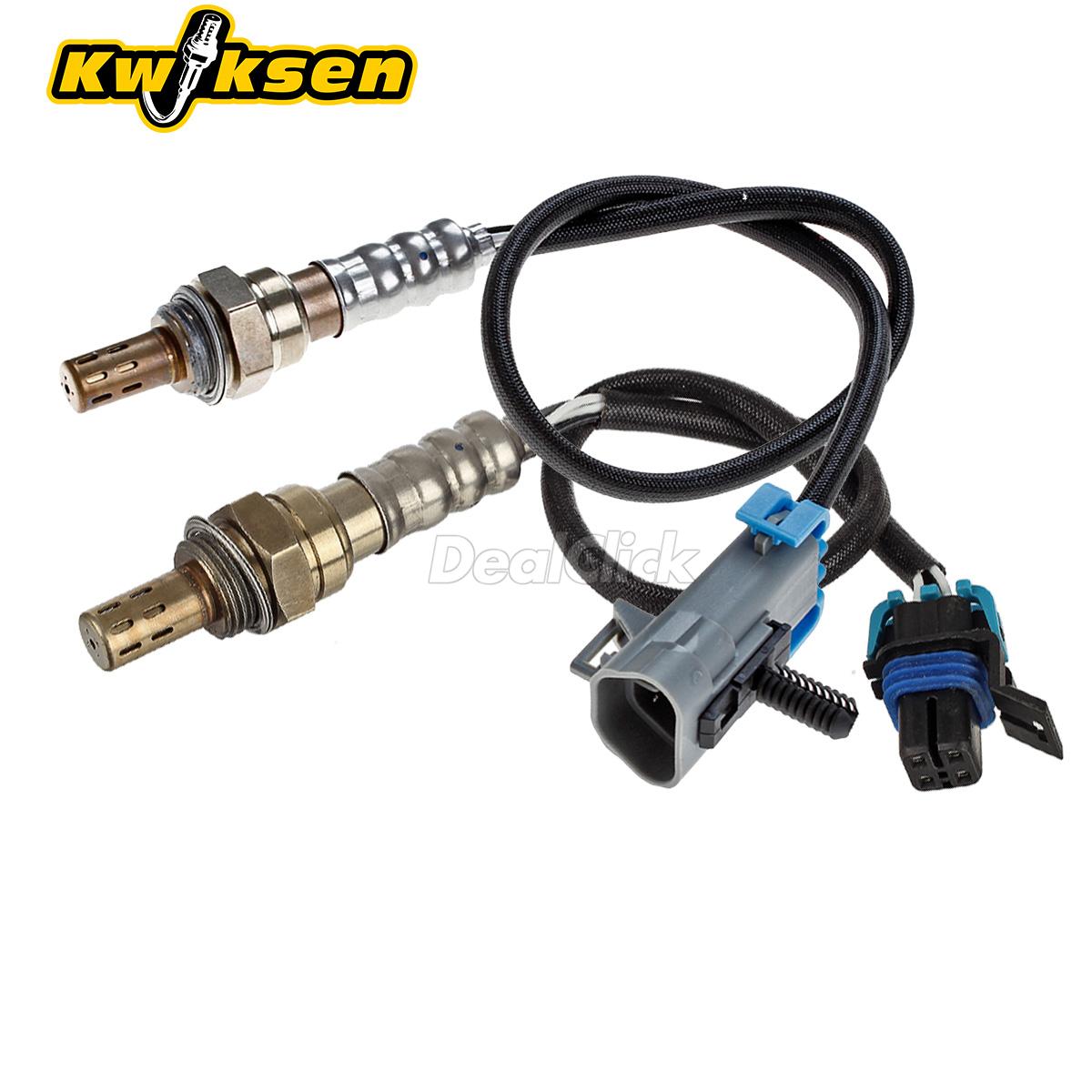 2x Up+Downstream Oxygen O2 Sensor Upper/&Under For 04 05 GMC Canyon 2.8L 3.5L