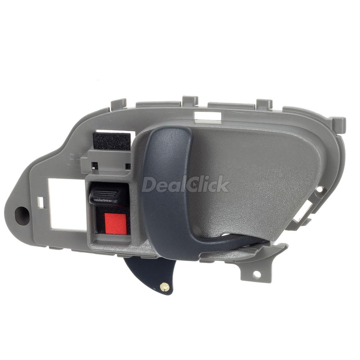 AUTEX Door Handle 2pcs Grey Interior Door Handle Front//Rear Left Right Compatible with GMC C1500 Pickup//Suburban 1995-1999 Replacement for GMC C2500 Pickup//Suburban 1995-1999 Compatible with GMC K3500