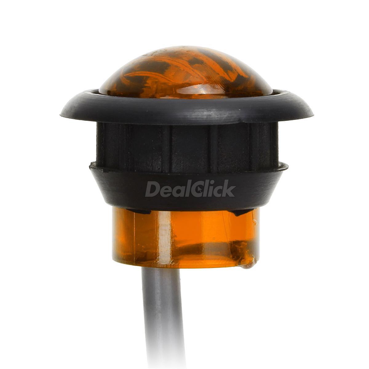 Diagram 10 Pack Sealed 3 4 U0026quot Round Led Trailer Side Marker