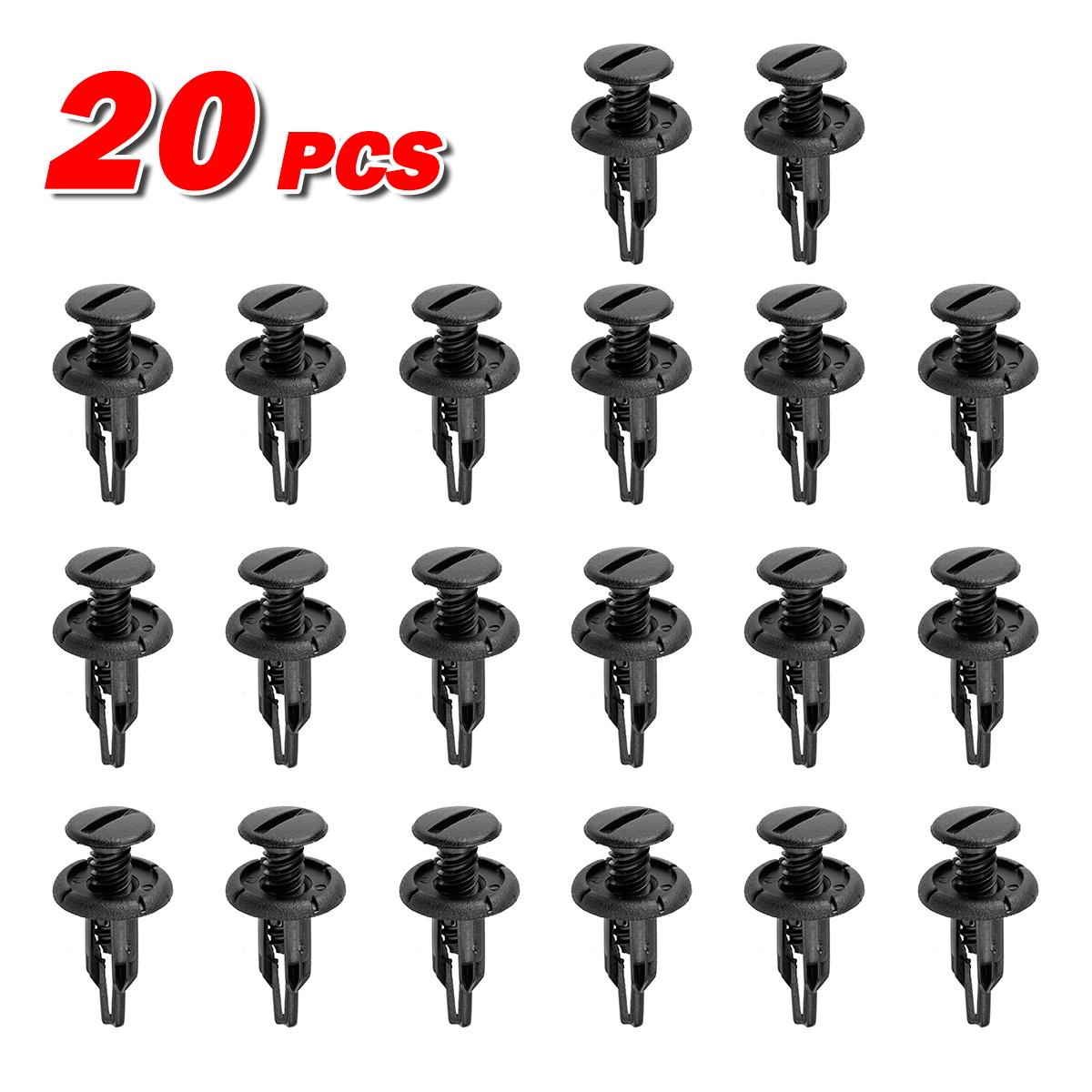 20x Tray Trunk Side Lining Garnish Retainer Push-Type Rivet for Honda Accord