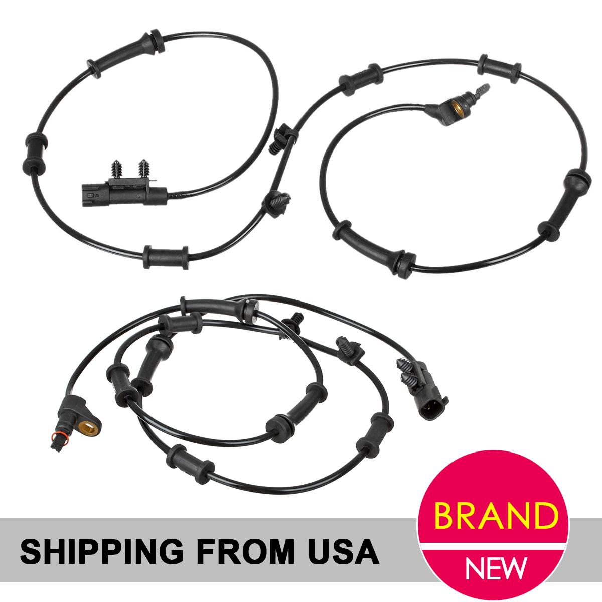 2X ABS Wheel Speed Sensor ALS1918 Front 68003281AA For 07-11 Jeep Wrangler 3.8L