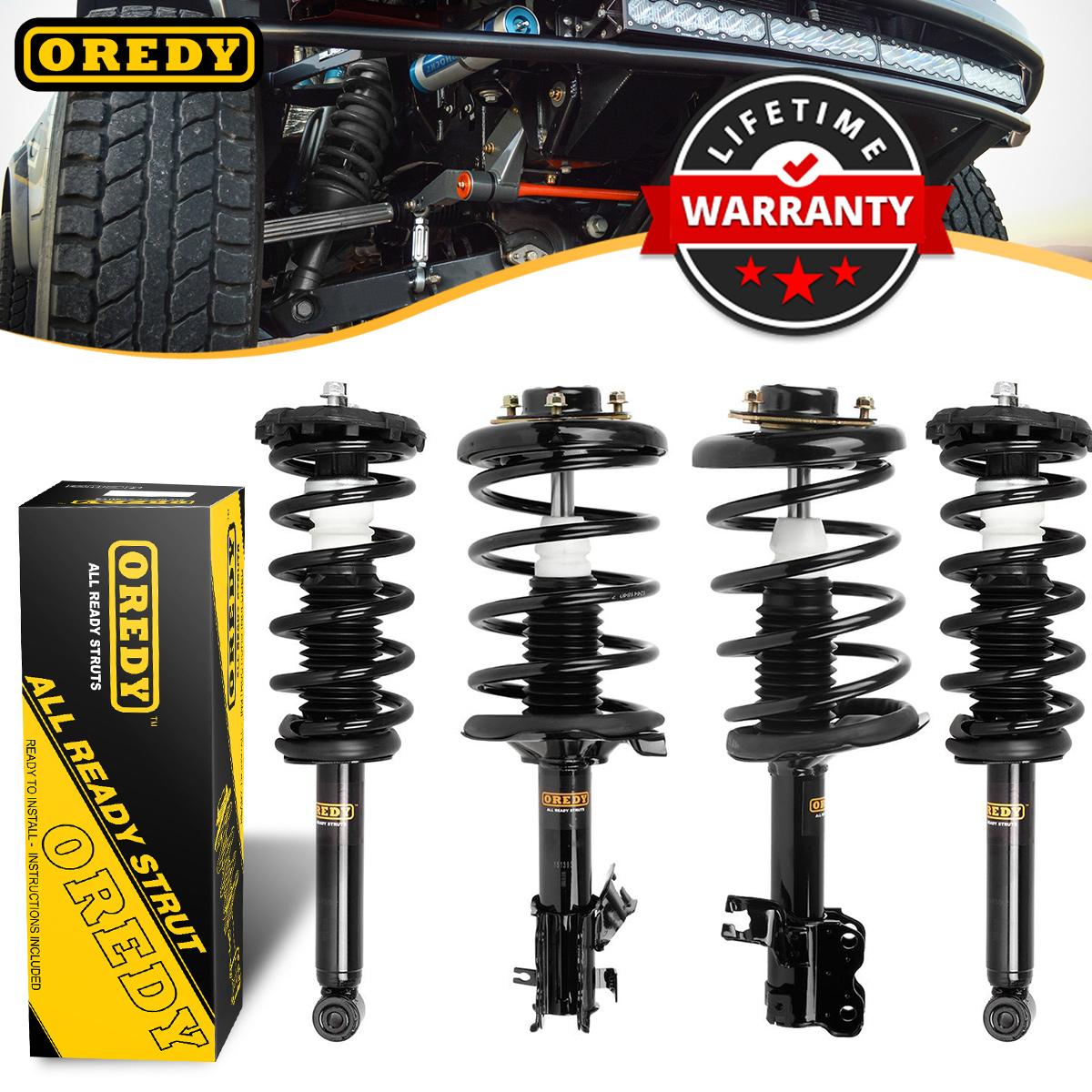 Front & Rear Quick Complete Struts & Coil Spring Assemblies Compatible with 2000-2001 Infiniti I30 Set of 4 