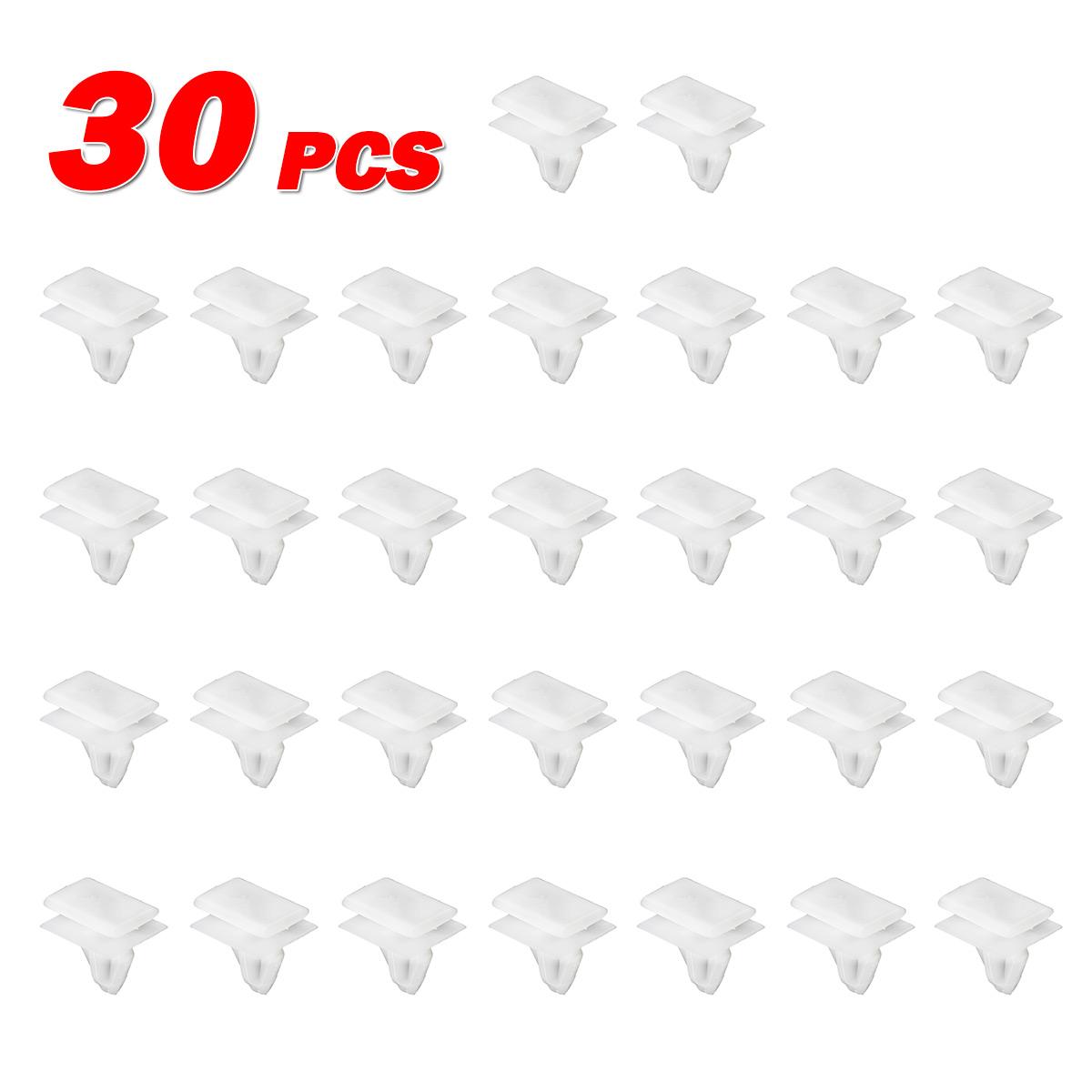 20x White Rocker Moulding Nylon Clip Retainer Fastener 10323057 For GMC Pontiac