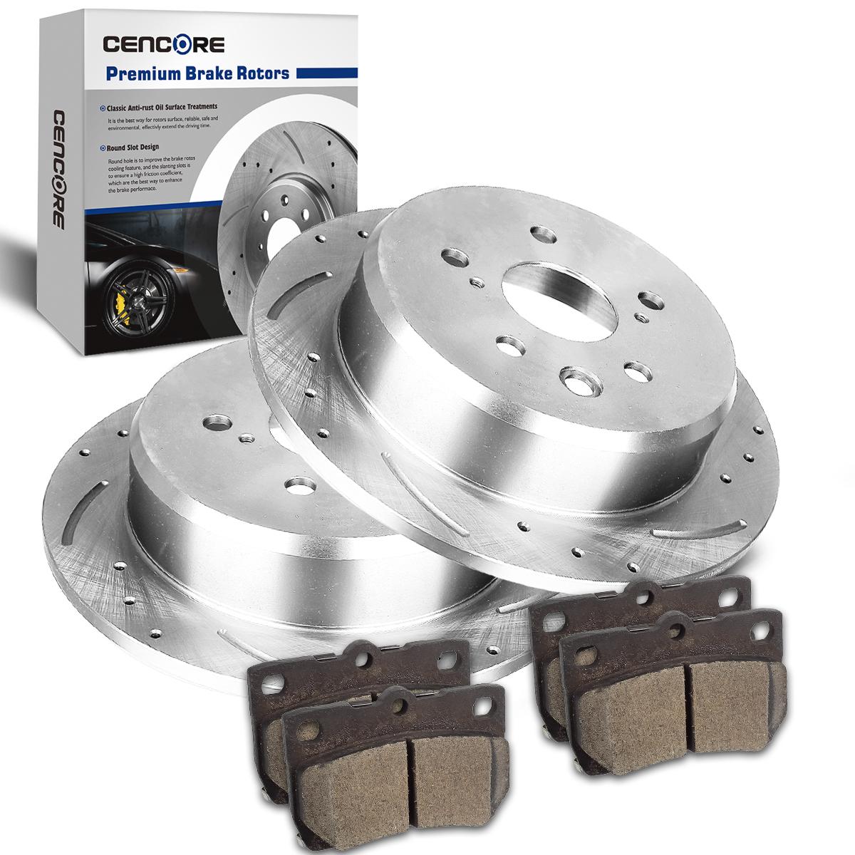 5lug 2 Brake Rotors For: RX350 RX400h Highlander RX330 Front Rotors High-End