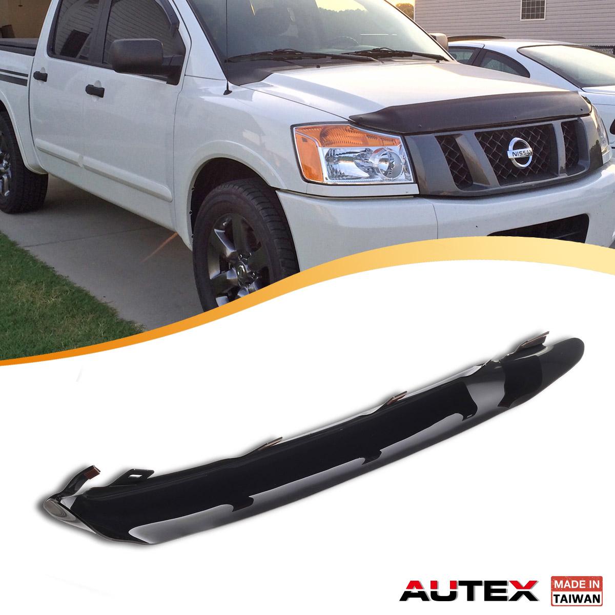 Motors For 20042015 Nissan Titan Armada Chrome Bug Shield Deflector