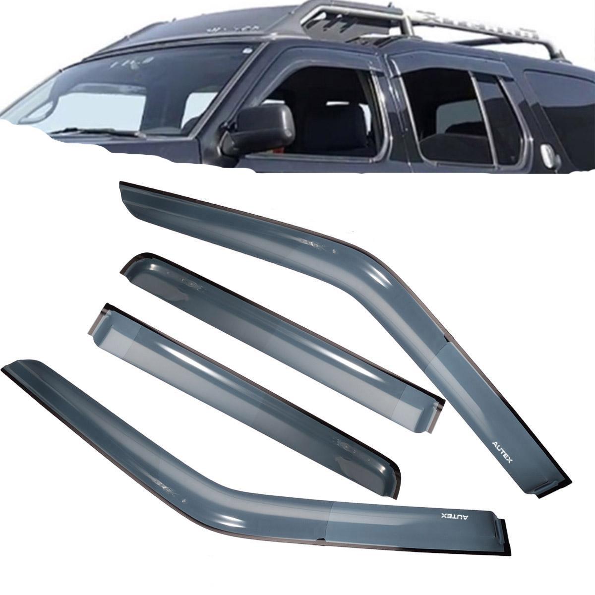JDM Vent Window Visor In-Channel 4pcs for Nissan Juke 11-17 2011-2017 4 Doors