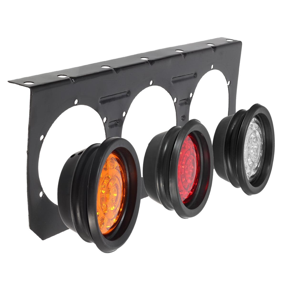 2 63 Led Truck Trailer Stop Turn Tail Lights With Iron