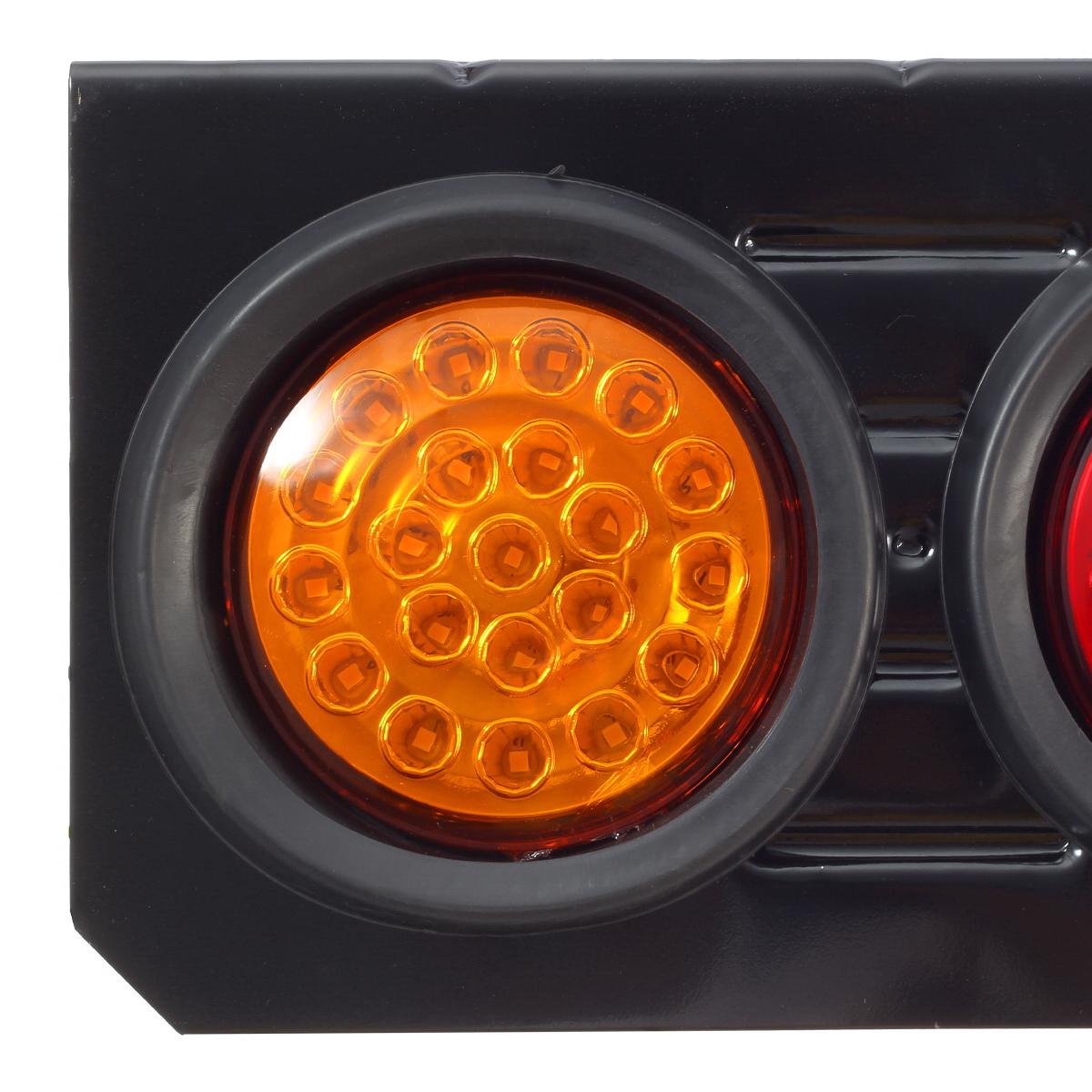 2 63 Led Truck Trailer Stop Turn Tail Lights With Iron