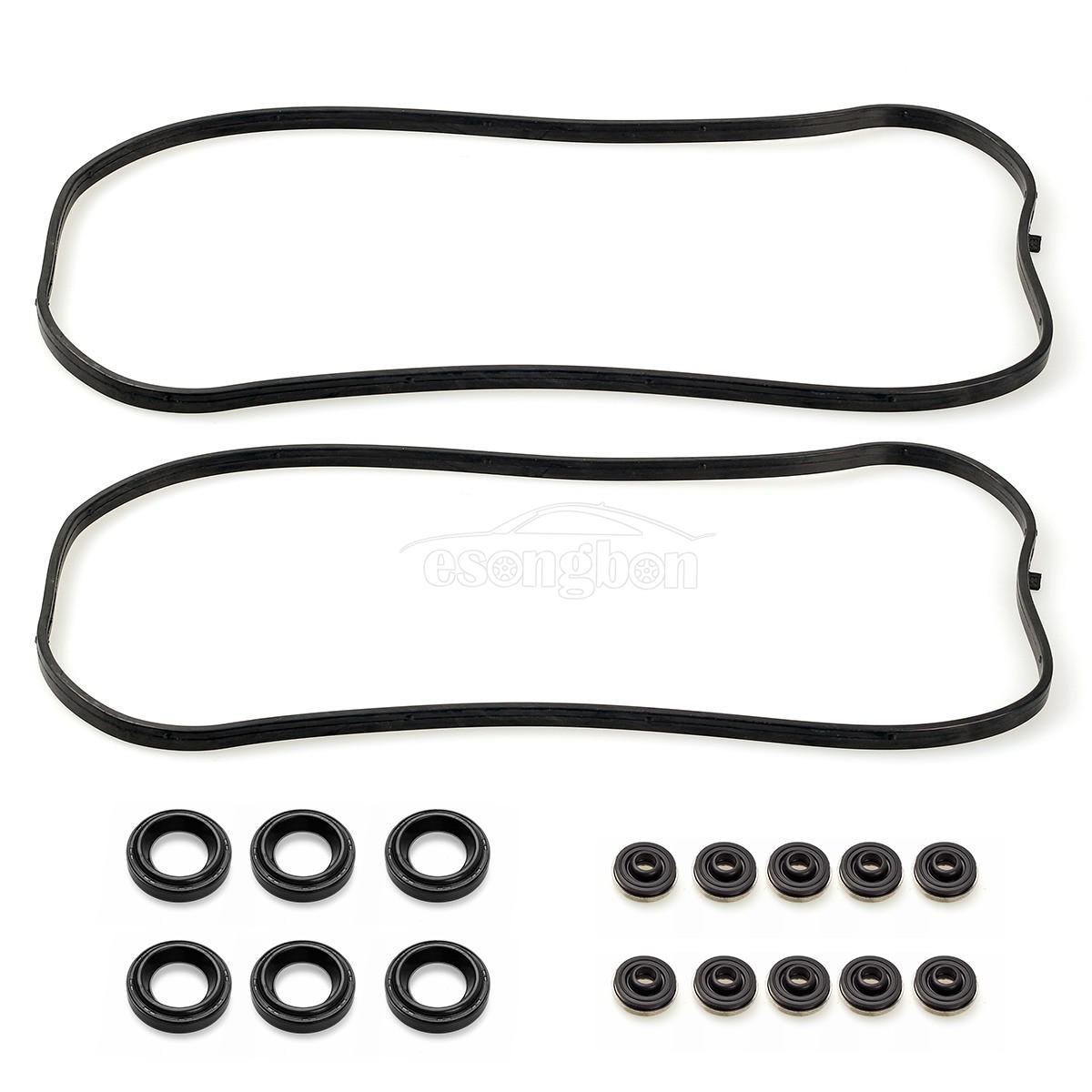 Valve Cover Gasket Set Fits HONDA ACURA MDX 3.5L 3471CC V6 Cyl. Head & Valve Cover Gasket VALVE COVER GASKET SET FITS