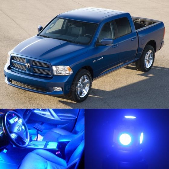 Details About 7x Blue 578 198 Led Light Bulbs Interior Package Deal For Dodge Ram 1500 09 2015