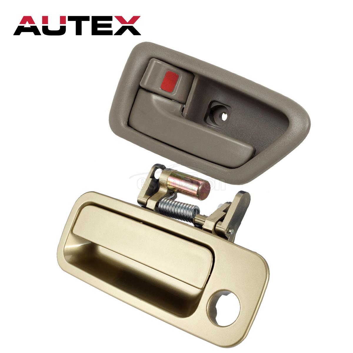 Door Handles Outside Exterior Front Left /& Right Pair Set for 97-01 Camry